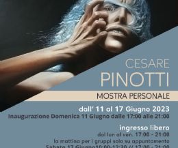 Locandina: Mostra personale di Cesare Pinotti