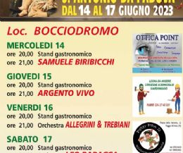 Locandina: Festeggiamenti in onore di San Antonio di Padova