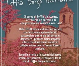 Locandina: Toffia Borgo Narrante - II edizione