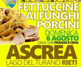 Locandina: XXXV Sagra delle Fettuccine ai Funghi Porcini