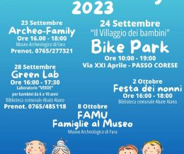 Locandina: Festival della Famiglia 2023