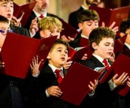 Locandina: Concerto del Coro della Cappella musicale pontificia Sistina