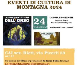 Locandina: Eventi di cultura di montagna 2024