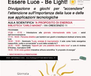 Locandina: Essere Luce - Be Light!