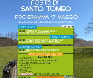 Locandina: Festa di Santo Tomeo